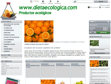 Tablet Screenshot of dietaecologica.com